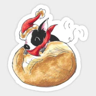 Xmas on a Roll Sticker